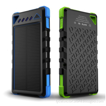 Dual USB Mobile Solar Charger Power Bank